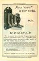 Advertisement for the 2C Kodak Junior Camera