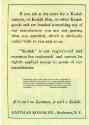 Advertisement regarding the Kodak trademark