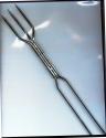 Three-pronged cooking fork