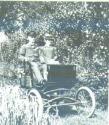 George Eastman and Josephine Dickman in Stanley Steamer
