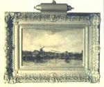Photo of Painting by Jacob Maris "Ville Au Bord De L'eau"