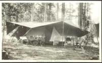 Camping tent, Wyoming Trip