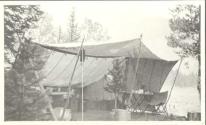 Tent at campsite, Wyoming Trip