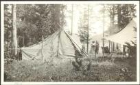 Two camping tents & camping companions, Wyoming Trip