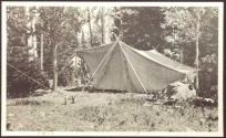 Camping tent, Wyoming Trip