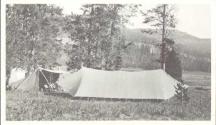 Tents at campsite, Wyoming Trip