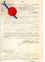 Assignment document for rights to patent from George Eastman to Eastman Kodak Company