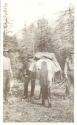 Pack horse & three men