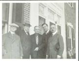 George Eastman, George Dryden and George Whipple with two other men
