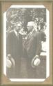 George Eastman talking to unidentified man, Pacific Coast Trip