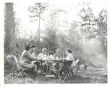 George Eastman and guests at picnic, Oak Lodge Trip