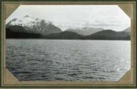 View of lake and mountains, Pacific Coast Trip