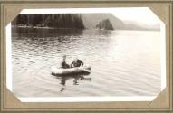 Boat in lake, Pacific Coast Trip