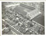 Aerial view of baseball stadium, Pacific Coast Trip