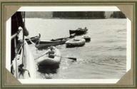 Rafts and canoes, Pacific Coast Trip