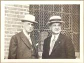 George Eastman and unidentified man, Pacific Coast Trip
