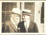 George Eastman and unidentified man, Pacific Coast Trip
