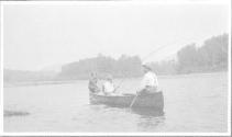 Charles Newhall fishing, Grand Cascapedia Trip