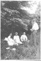 George Eastman and companions at picnic, Grand Cascapedia Trip