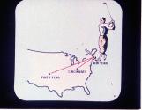 Pike's Peak. Cincinnati. Boston. New York.
