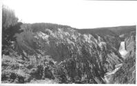 View of waterfall and canyon, Wyoming Trip