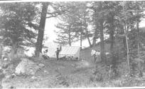 Camp scene, Wyoming Trip