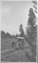 Wagon on trail, Wyoming Trip