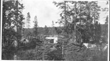 Camp scene, Wyoming Trip
