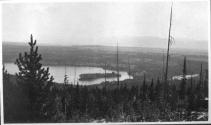View of island and lake, Wyoming Trip