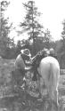 Saddling horse, Wyoming Trip