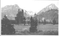 View of mountains, Wyoming Trip