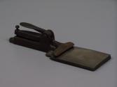 Lewis patent daguerreotype plate polishing vice