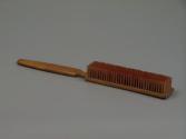 Brush for cleaning buffing stick