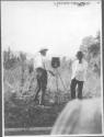 George Eastman setting up camera, Oak Lodge Trip