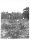 Couple in field, Oak Lodge Trip