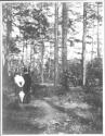 Couple in forest, Oak Lodge Trip