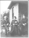 Walter Hubbell, Mary Mulligan and Josephine Dickman, Oak Lodge Trip