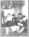 George Eastman picnicing with guests, Oak Lodge Trip