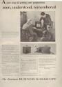 Advertisement for Cine-Kodak Cameras and Business Kodascope