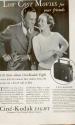 Advertisement for Cine-Kodak Eight Movie Camera