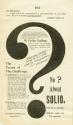 Kodak advertisement for Solio Paper challenging the American Aristo Co.