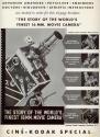 Advertisement for the Cine-Kodak Special Movie Camera