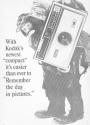 Advertisement for the Kodak Instamatic 104 Camera