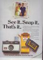 Advertisement for the Kodak Instamatic 124 Camera