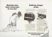 Advertisement for the Kodak Instamatic M12 Movie Camera