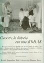 Spanish advertisement for Autographic Kodak Cameras