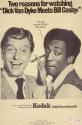 Advertisement for Dick van Dyke Meets Bill Cosby presented by Eastman Kodak Company