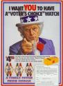 Advertisement for the Kodak Voter's Choice Calendar Watch