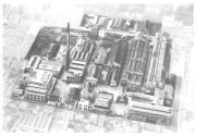Vincennes Aerial view of factory
