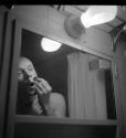 [Beaumont Newhall shaving]